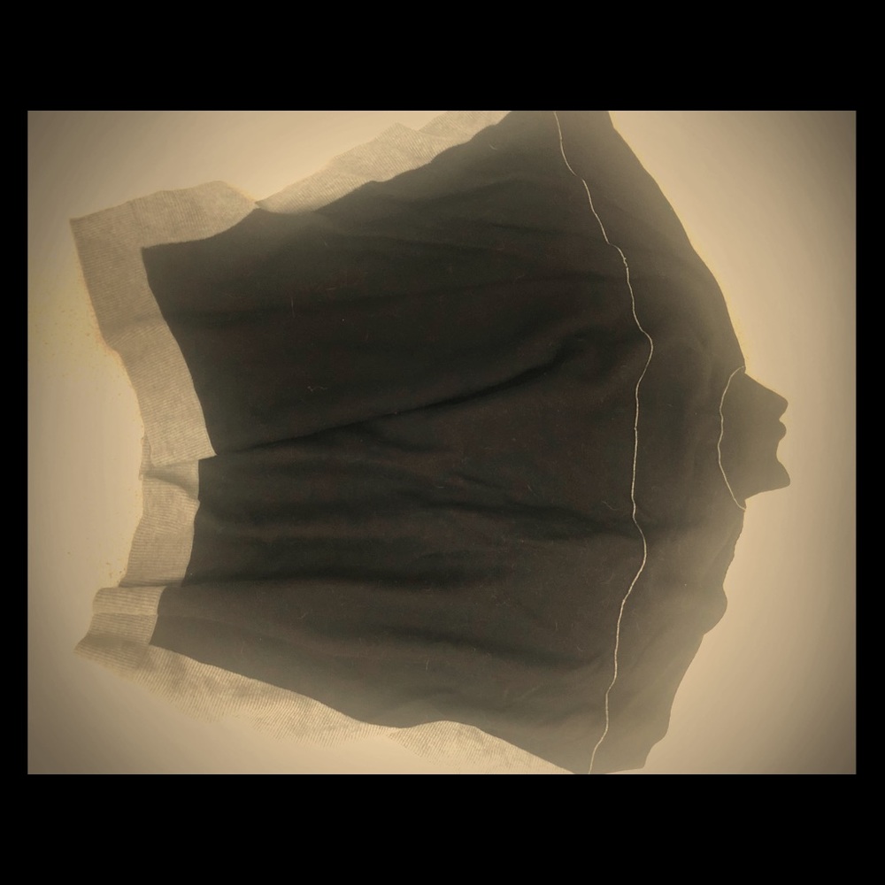 Splendid black and gray sweater poncho